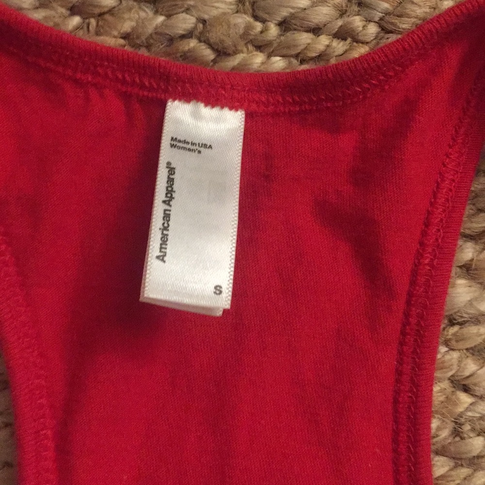 American apparel red tank dress - Picture 4 of 7